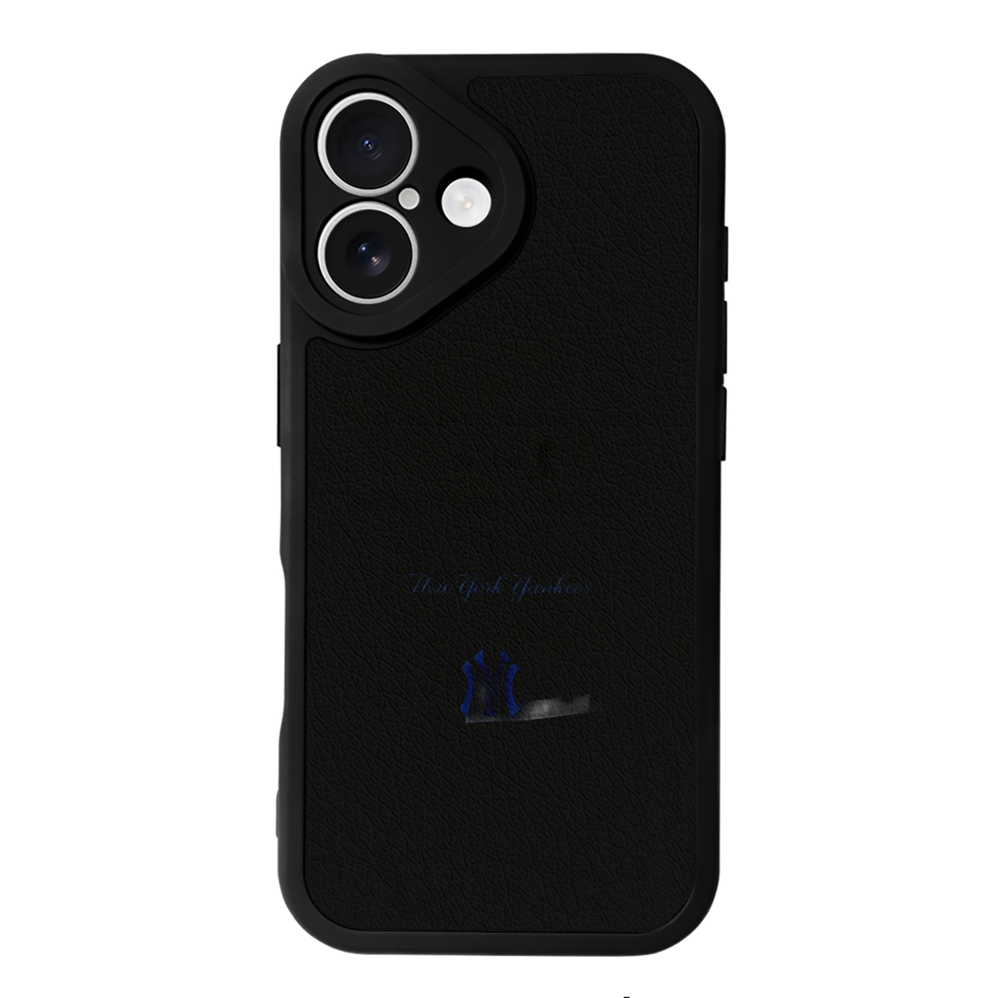 New York Yankees 281 IPhone 16 Silicone Leather Case – UV Print, Lambskin Texture – Perfect Fit, Wireless Charging Compatible, Scratch Resistant, Precise Cutouts – Stylish Protection For IPhone 16